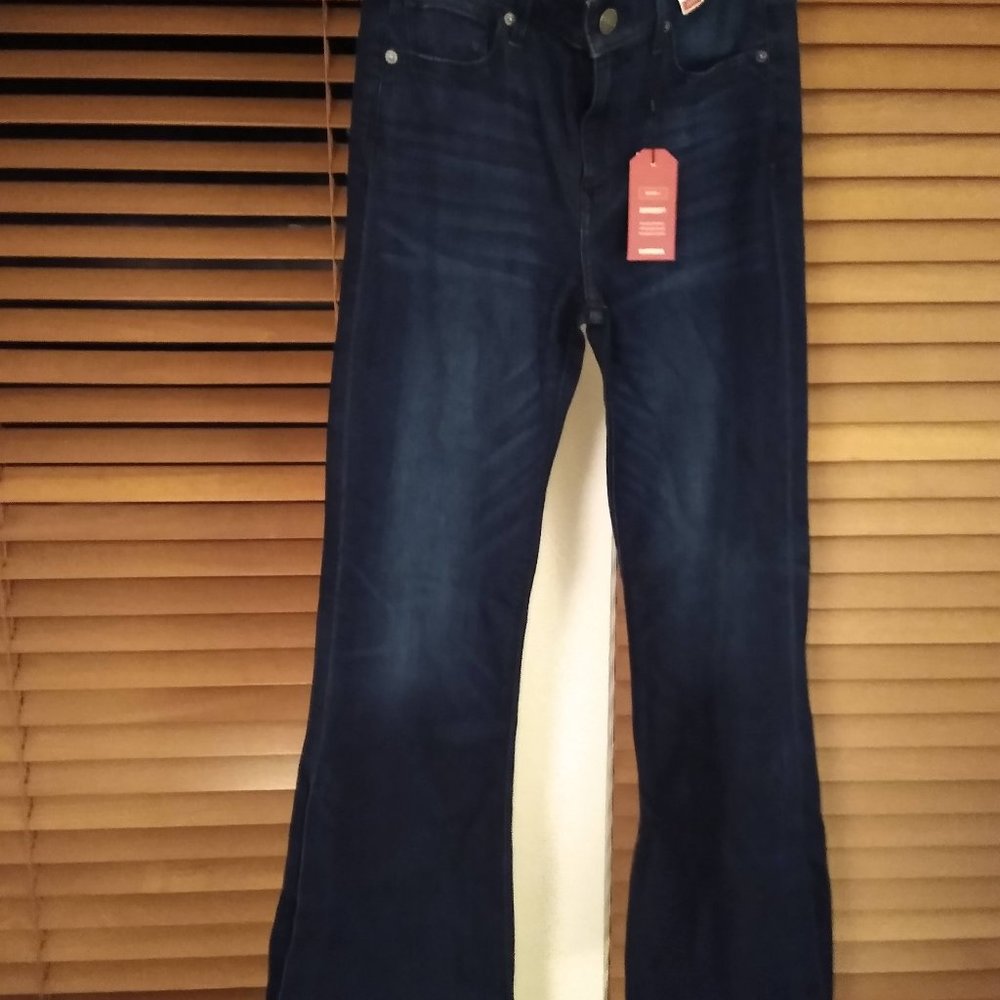 New w Tags 8 R Mid Rise Bell Flare Express Jean